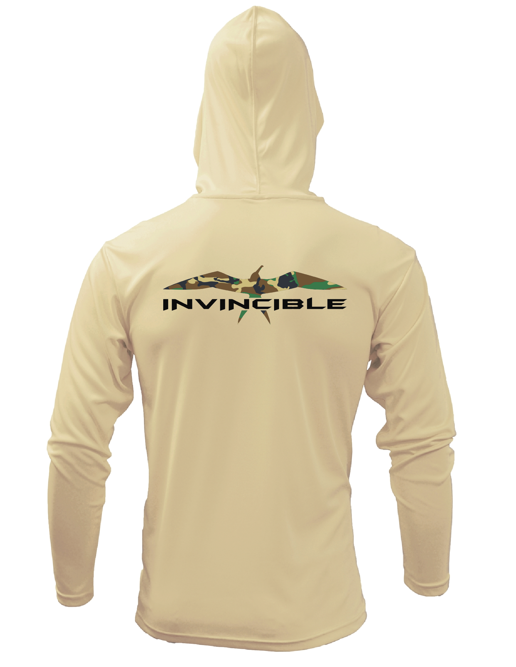 Invincible Warbird Mens Long Sleeve Hooded Performance Shirt - Invincible  Boats Apparel