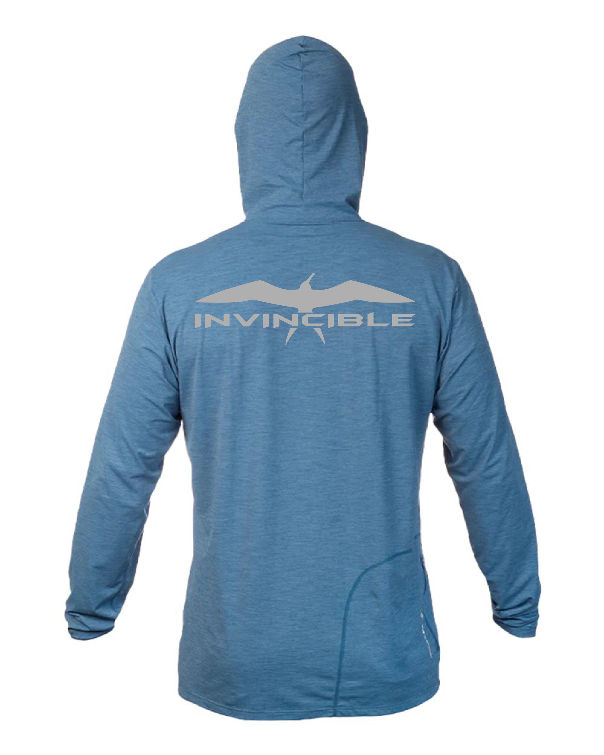 Invincible Anetik Bluedog Low Pro Tech Hoody Bahama Heathered