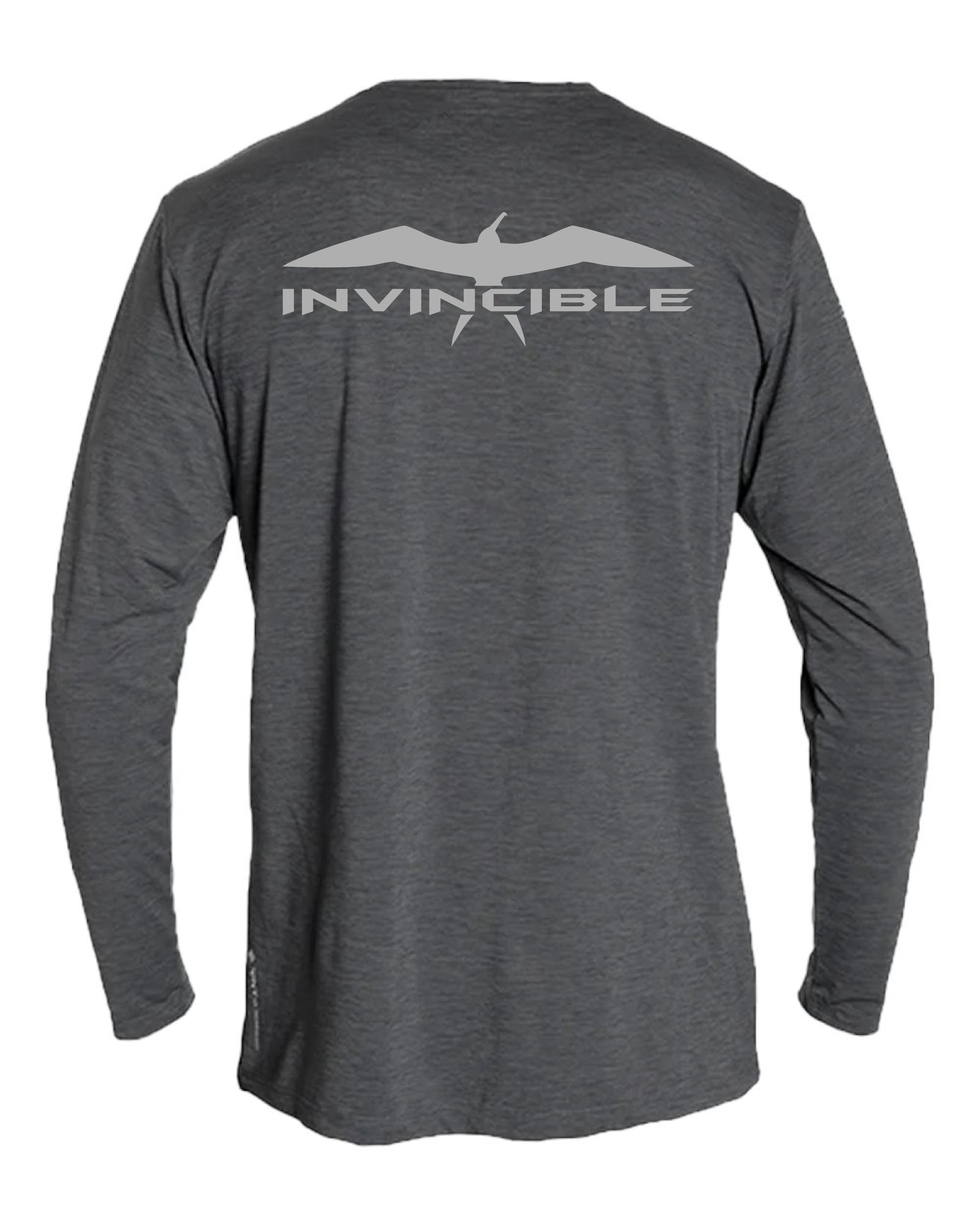 Invincible Anetik Cavern Low Pro Tech Long Sleeve Charcoal Heathered