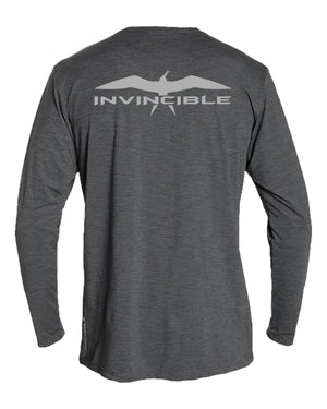 Invincible Anetik Cavern Low Pro Tech Long Sleeve Charcoal Heathered