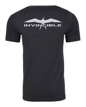 Invincible Signature Mens Charcoal Short Sleeve Shirt