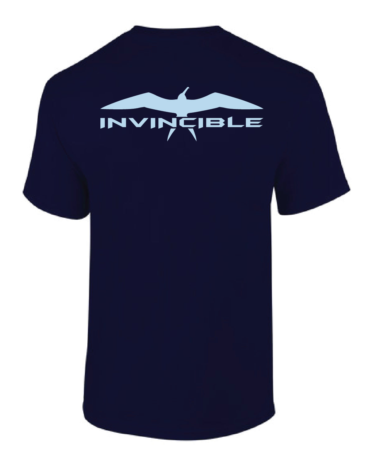 Invincible Signature Mens Navy Short Sleeve Shirt