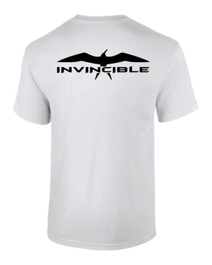 Invincible Signature Mens White Short Sleeve Shirt