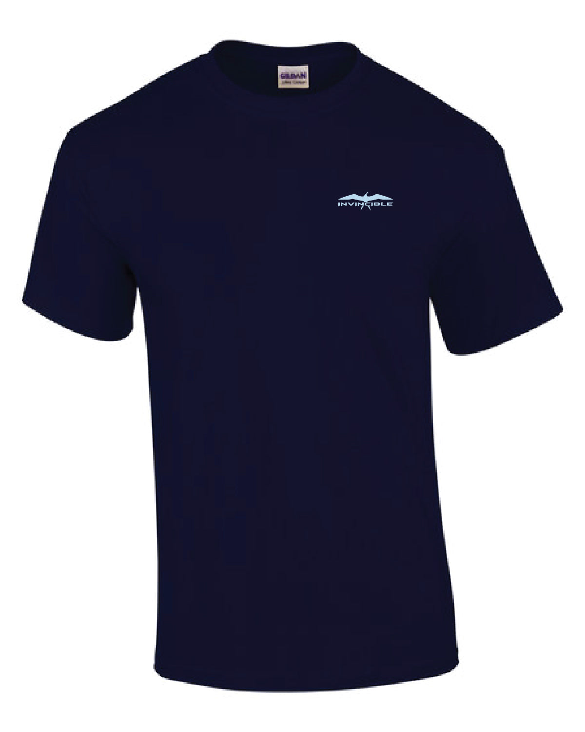 Invincible Signature Mens Navy Short Sleeve Shirt