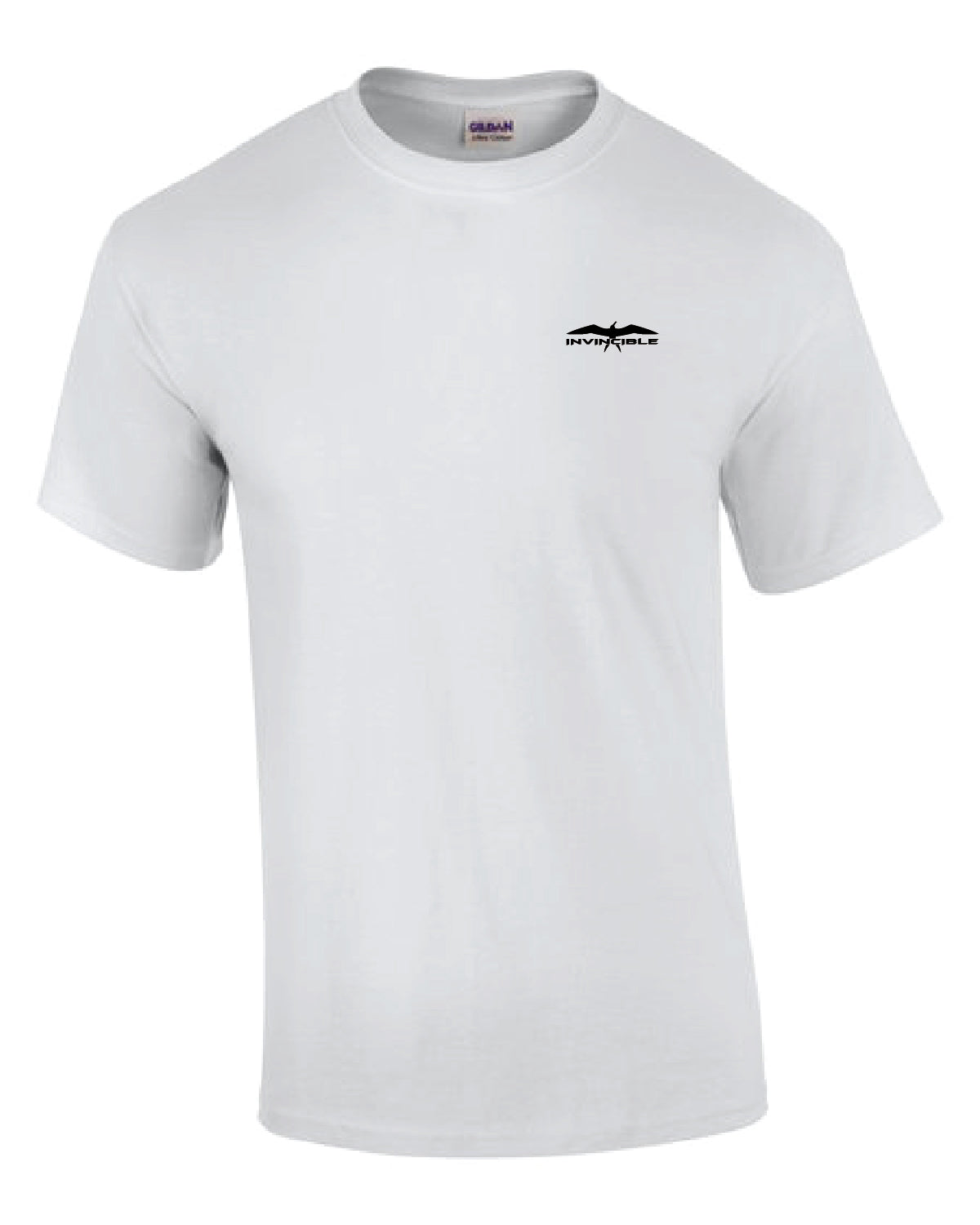 Invincible Signature Mens White Short Sleeve Shirt