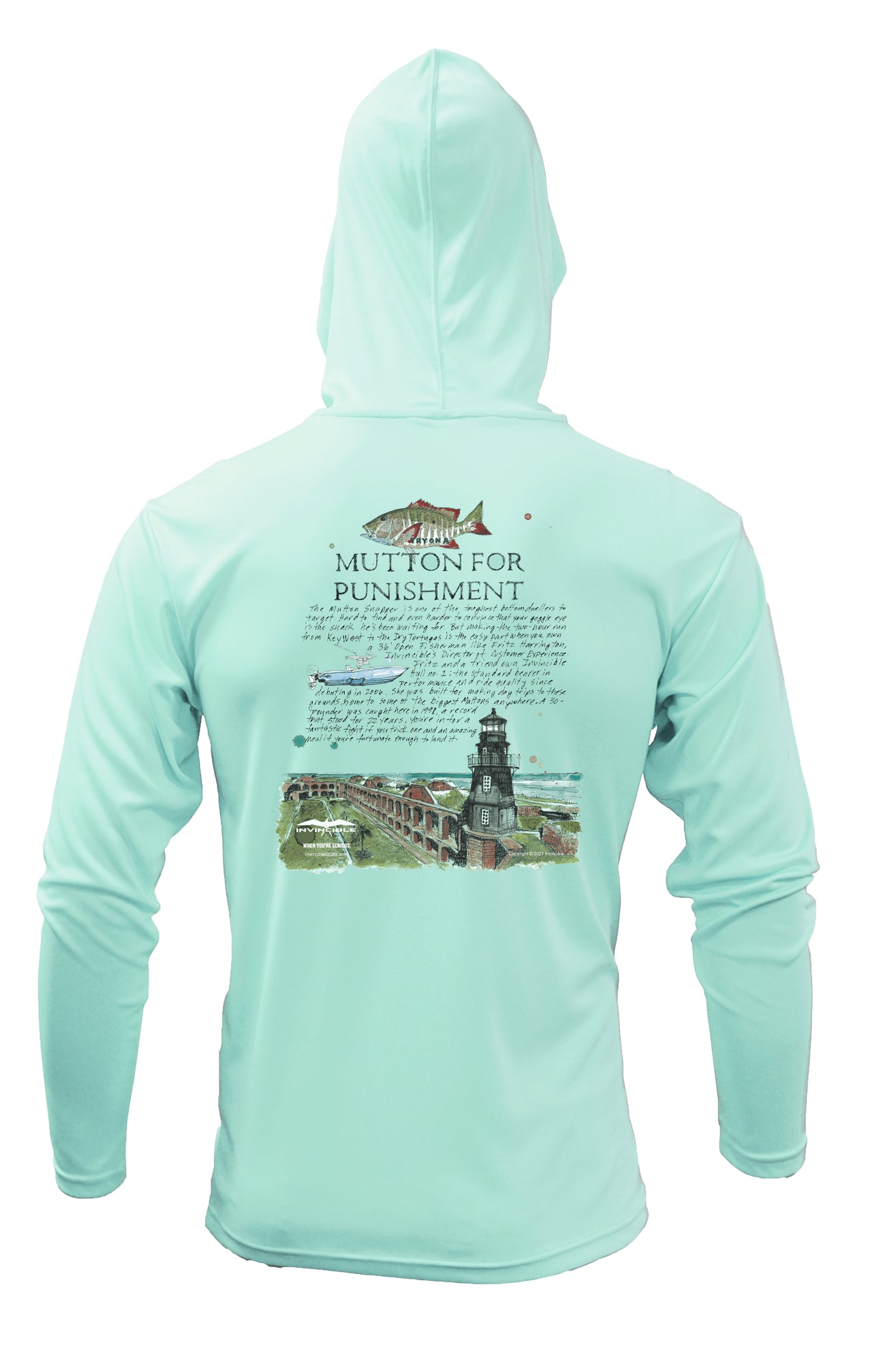 Invincible Mutton Mens Long Sleeve Hoodie