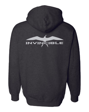 Invincible Signature Hooded Pullover Charcoal Heather