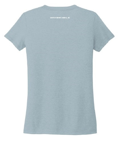 Invincible When You're Serious Womens V-Neck Short Sleeve