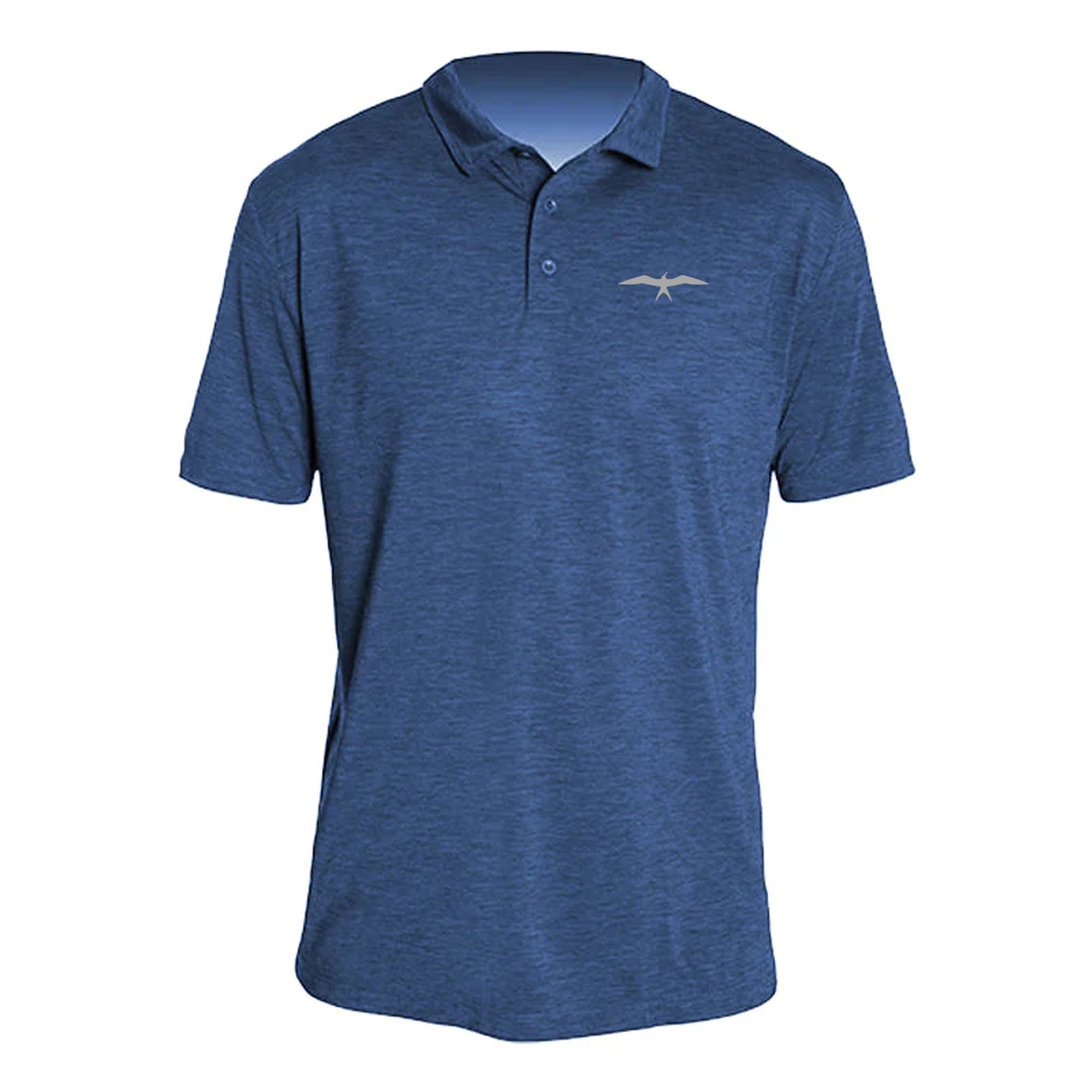Invincible Anetik Low Pro Tech Polo S/S Navy Heathered