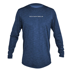 Invincible Anetik Low Pro Tech L/S Navy Heathered